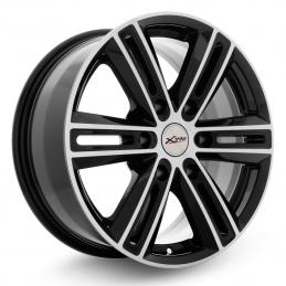 X`trike X-124 7.5x17 PCD6x139.7 ET25 DIA 100.1  BK/FP